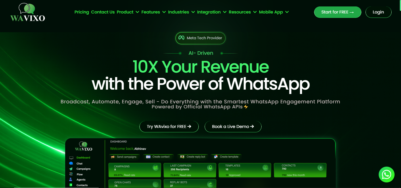 Wavixo Website Development
