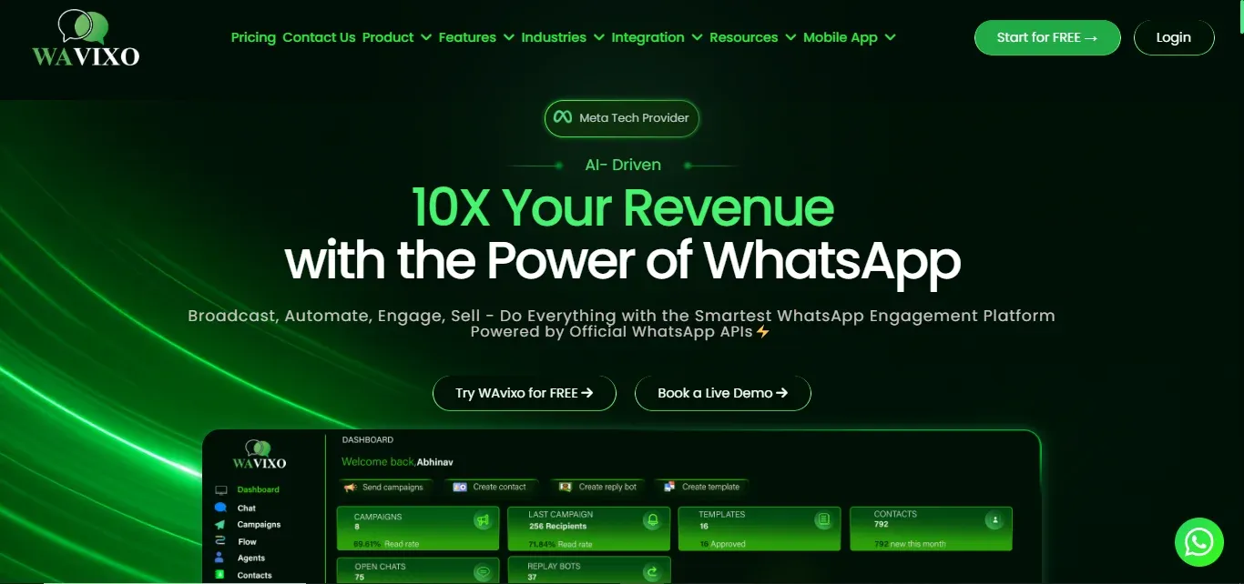Wavixo Website Development