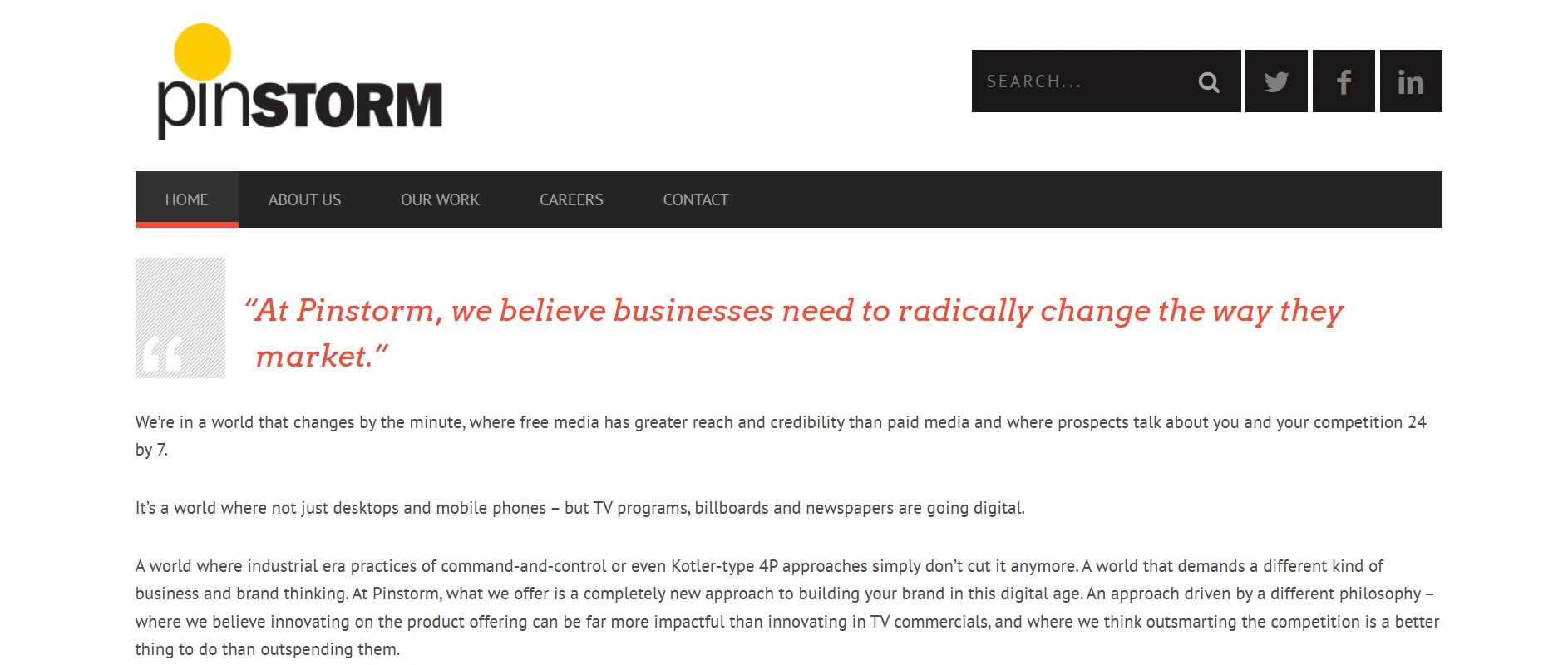 pinstorm service agency