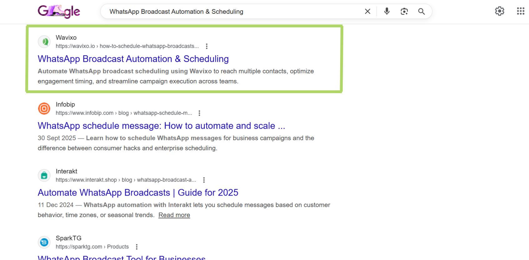 Wavixo Ranking Proof 2